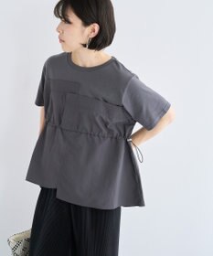 Green Parks ビスチェドッキングドロスト５分袖プルオーバー