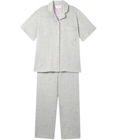 une nana cool 【綿混】ソフトコットンリブ 半袖開襟パジャマ MADE WITH LIBERTY FABRIC