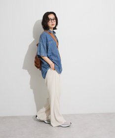Green Parks 半袖シアーデニムシャツ