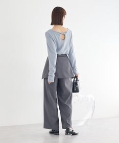 earth music&ecology 【前後2WAY】ツイストカットアウトプルオーバー