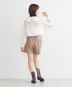 earth music&ecology ラッフルフリルシャツ