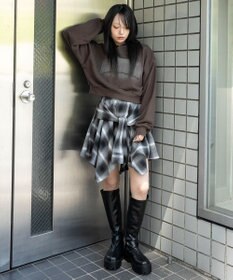 WEGO グラフィックショートパーカー