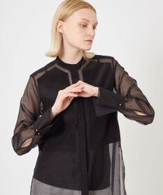 BEIGE， 【WEB限定】SAPHIR / シアーブラウス