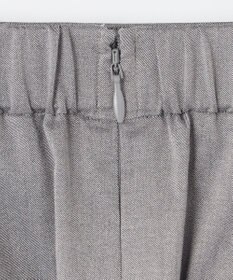 23区 【洗える/セットアップ対応】グロッシーコットンシャンブレー タイトスカート