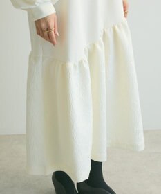 Green Parks ａ．切り替えジャガードワンピース