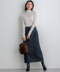 23区 S 【洗える】ハイゲージジャージー シアー カットソー