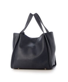 UNBILLION カシュカシュ cachecache / ミニショルダー付きソフトレザー調ミニトートバッグ