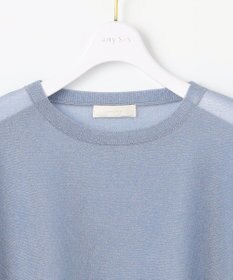 ANY SIS L 【洗える】シアー ニットT