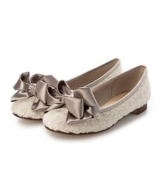 MODE ET JACOMO <MODE ET JACOMO>ラウンドリボンバレエシューズ
