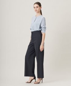 ICB 【接触冷感・UVカット・透け防止・吸水速乾・洗える】 シェルタリングドライオックス ワイドパンツ