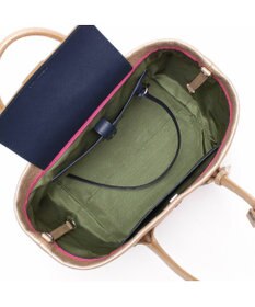 A.D.M.J. 【牛革】メタリックレザー/キューブトート21cm