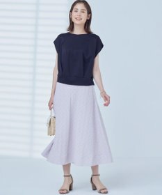 組曲 L 【WEB限定】コンシャスジャージーフレンチスリーブカットソー