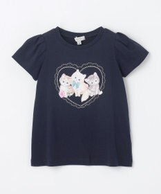 ANY KIDS ネックレス付き ネコTシャツ