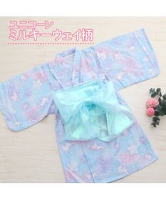 Mother garden マザーガーデン 2024 ワンピース 浴衣 《ユニコーン ミルキーウェイ柄》 100/110/120/130/140