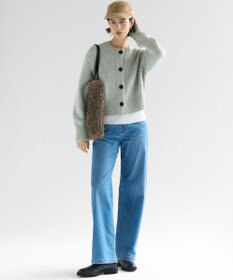 23区 S 【滝沢眞規子さん着用/VERY掲載/洗える】23区DENIM ストレッチ ワイドパンツ