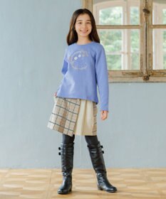 組曲 KIDS 【150-160㎝】オーナメント刺繍 トレーナー