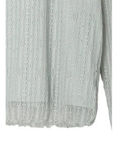 earth music&ecology レースドッキングプルオーバー