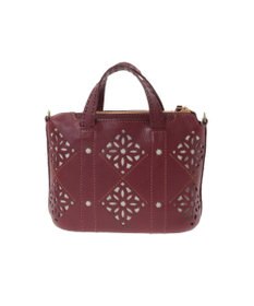 genten アーガイルカットワーク 2wayバッグ