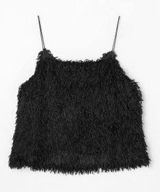 NAVE 【Nave・洗える】フェザーフリンジ キャミソールブラウス