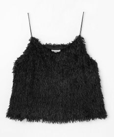 NAVE 【Nave・洗える】フェザーフリンジ キャミソールブラウス