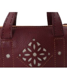 genten アーガイルカットワーク 2wayバッグ