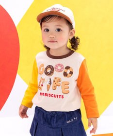 MIKI HOUSE HOT BISCUITS 【80-120cm】GOOD LIFE 長袖Tシャツ