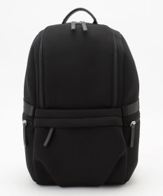 ICB 【A4サイズ収納可】ダイバー素材８ポケットリュック ブラック系