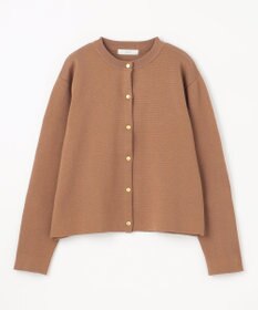 ANY 【UVカット・洗濯機可】クロップド丈スナップカーディガン