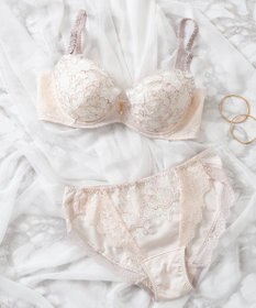 Wing Wing Lesiage　【2710シリーズ】ブラジャー　クチュール感あふれる贅沢な総レース　ウイング／ワコール　PB2710