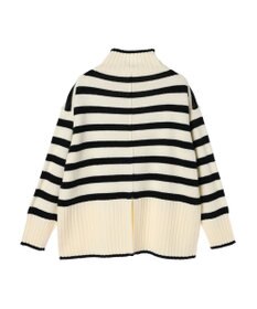 Green Parks 洗える　バックスリットニットプルオーバー