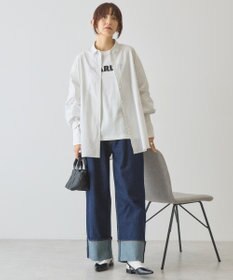 AMERICAN HOLIC 【イージーケア】バックギャザーリボンシャツ