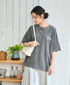WEGO 【新色追加/ユニセックス着用アイテム/手洗い可/SMLサイズ展開】ピグメントグラフィックT（S）