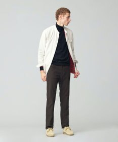 J.PRESS MEN Ｗフェイス キャラメルコールバンドカラー シャツ