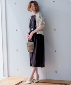 23区 L 【洗える】ライトシアーニット カーディガン