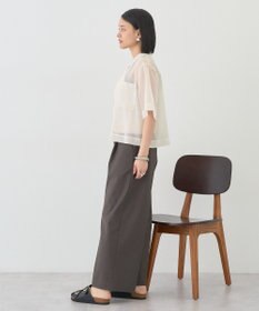 AMERICAN HOLIC シアーショート丈開襟シャツ