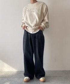 WEGO フェイクスウェードロゴプルオーバー