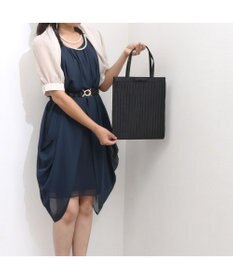 UNBILLION カシュカシュ cachecache / サテンプリーツサブバッグ