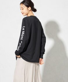 SHARE PARK LADIES 【UNISEX】吸水速乾 ショルダーロゴロングスリーブTシャツ（S・Mサイズ）