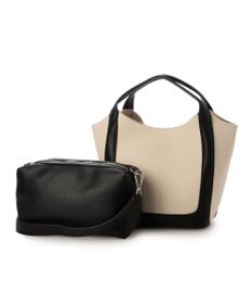 UNBILLION カシュカシュ cachecache / ショルダーバッグ付きキャンバストート