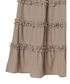 earth music&ecology ミニフリルボリュームスカート