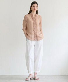 BEIGE， AMARYLLIS / フリルリボン ブラウス