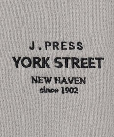J.PRESS YORK STREET 【UNISEX】フルジップ裏毛ロゴパーカー