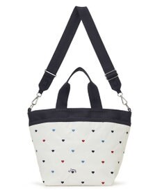 LeSportsac BUCKET TOTE/トリコロールハートエンブロイダリー