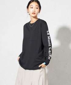 SHARE PARK LADIES 【UNISEX】吸水速乾 ショルダーロゴロングスリーブTシャツ（S・Mサイズ）