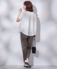 ANY L ミニサッカードルマンスリーブカットソー