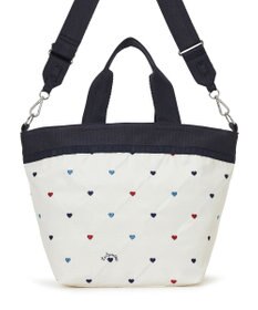 LeSportsac BUCKET TOTE/トリコロールハートエンブロイダリー