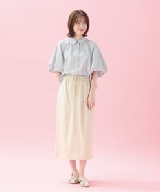 ANY L カットジョーゼットベイカースカート