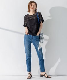 23区 【SLOW/洗える】SLOW DENIM タイトストレート デニム