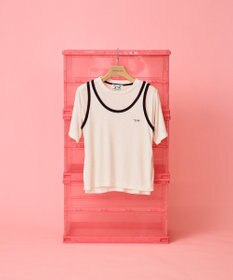 AMERICAN HOLIC 【PENNEY'S】配色タンクトップ+Tシャツ