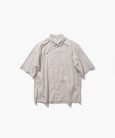 ATON SHRINK COTTON LAWN | オーバーサイズハーフスリーブシャツ - UNISEX